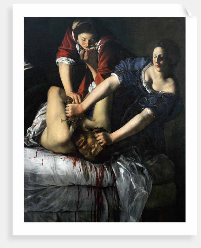 Judith and Holofernes - Painting by Artemesia Gentileschi