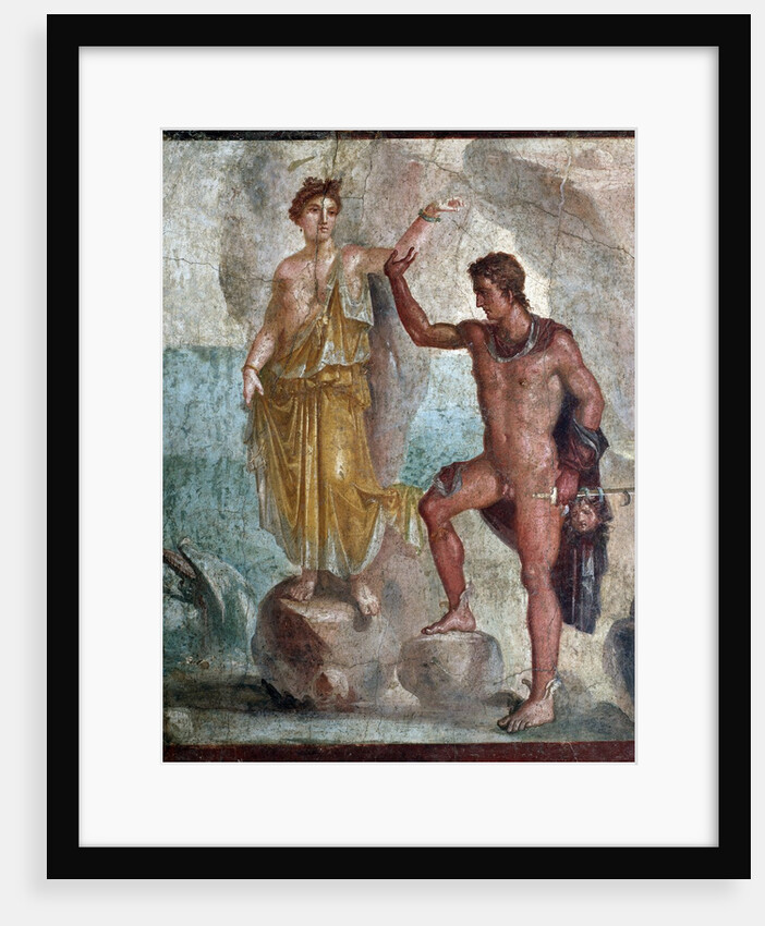 Fresco in Pompeii depicting Perseus freeing Andromeda by Anonymous