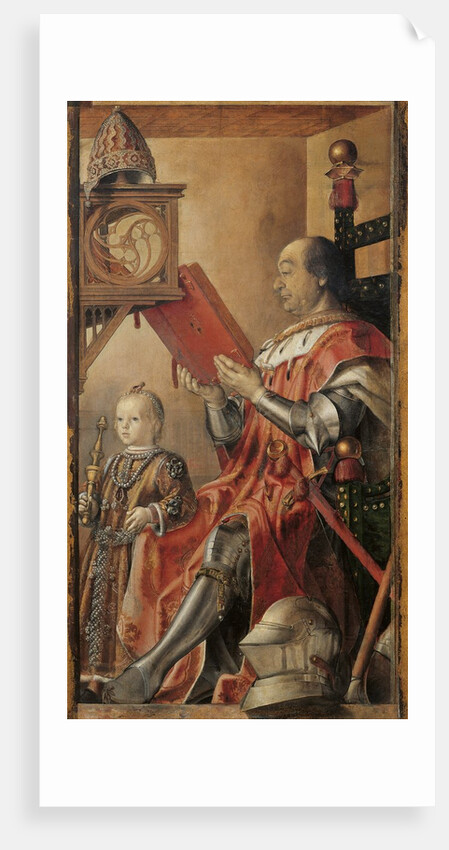 Portrait of Federigo da Montefeltro and His Son by Pedro Berruguete