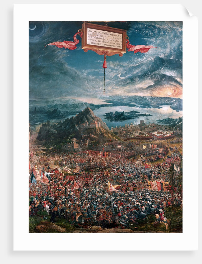 The Battle of Issus between Alexander the Great and Darius III by Anonymous