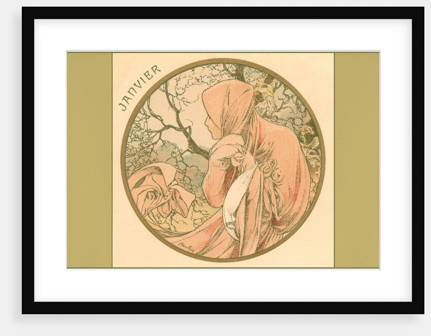 Art Nouveau Janvier by Anonymous