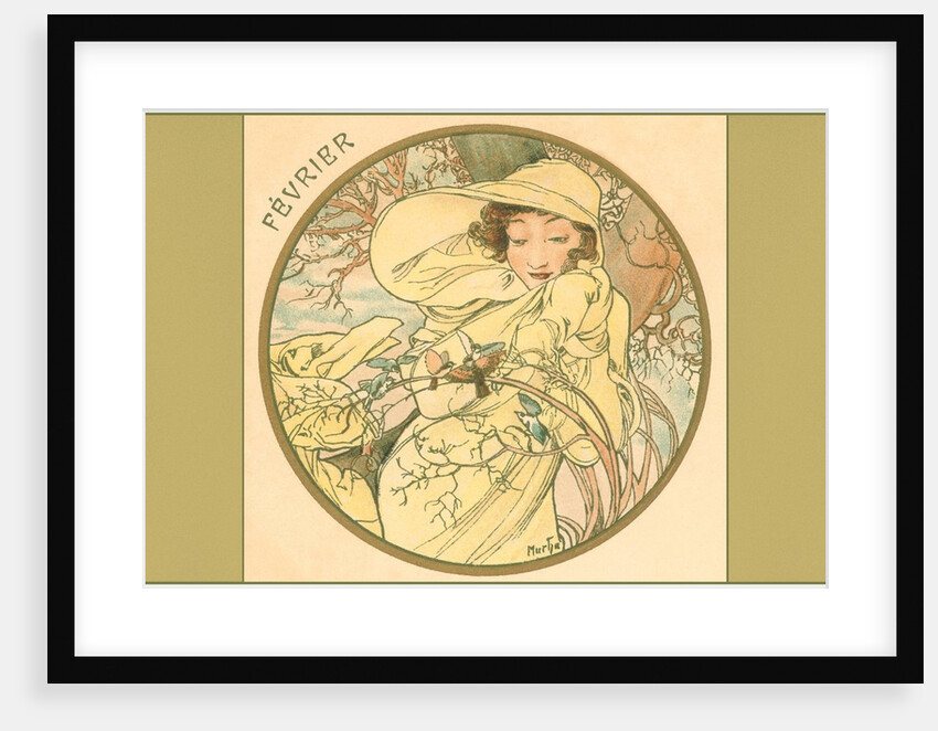 Art Nouveau Fevrier by Anonymous