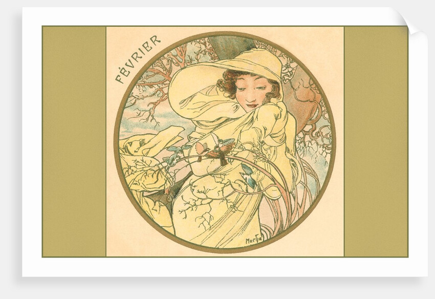 Art Nouveau Fevrier by Anonymous