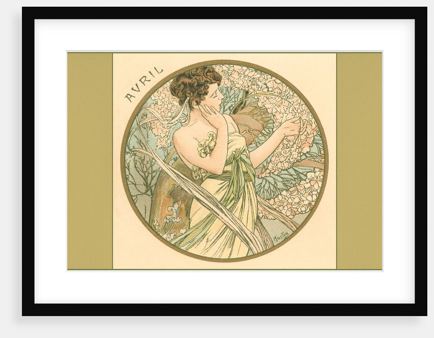 Art Nouveau Avril by Anonymous