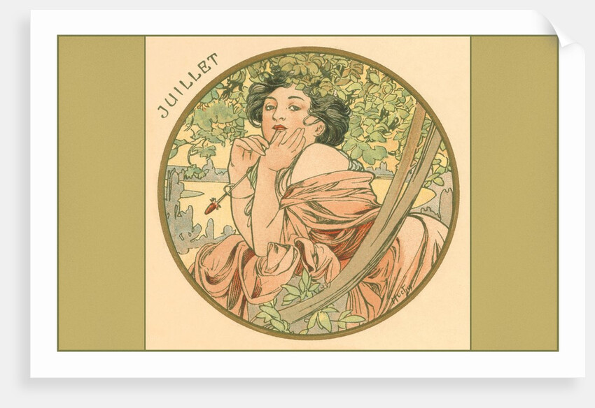 Art Nouveau Juillet by Anonymous