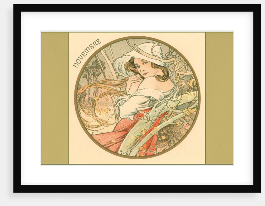 Art Nouveau Novembre by Anonymous