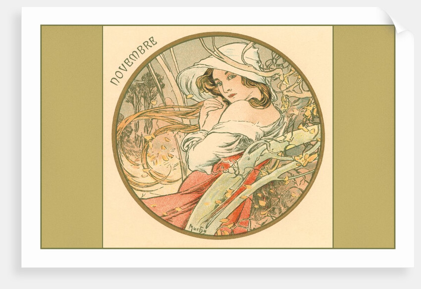 Art Nouveau Novembre by Anonymous