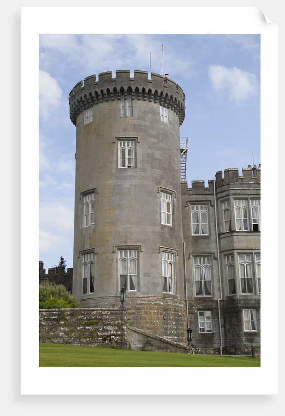 Dromoland Castle turret by Anonymous