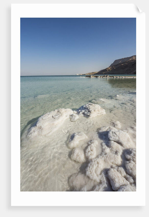 Dead Sea - Salt deposits by Anonymous