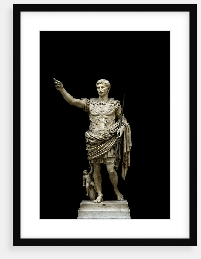 Augustus of Prima Porta, statue of Augustus Caesar by Anonymous