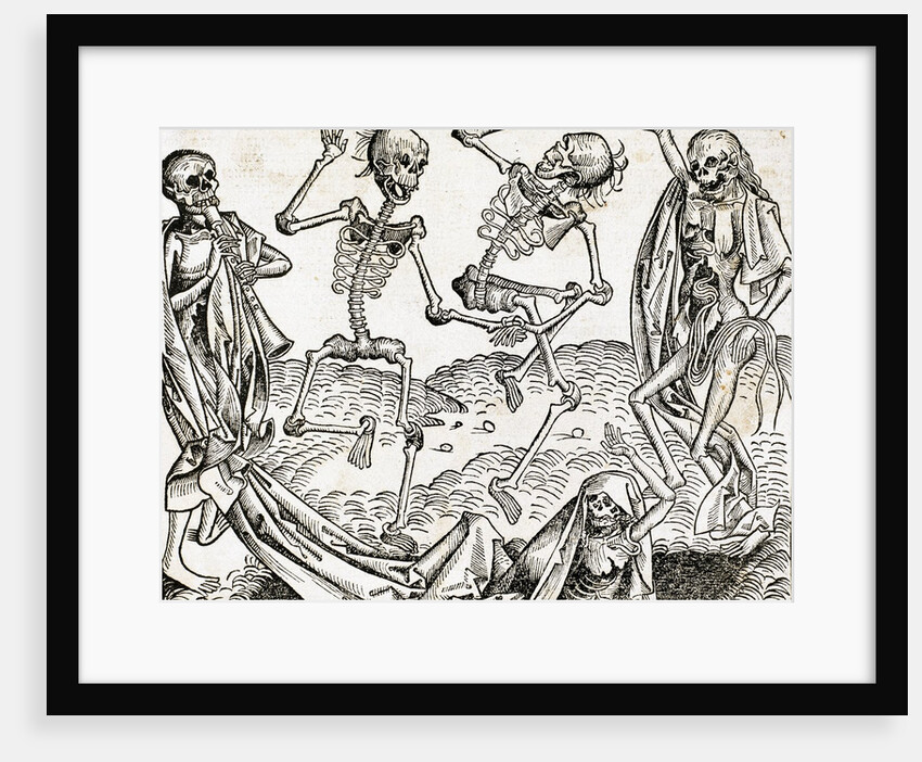 The Dance of Death (1493) by Michael Wolgemut, from the Liber chronicarum by Hartmann Schedel.