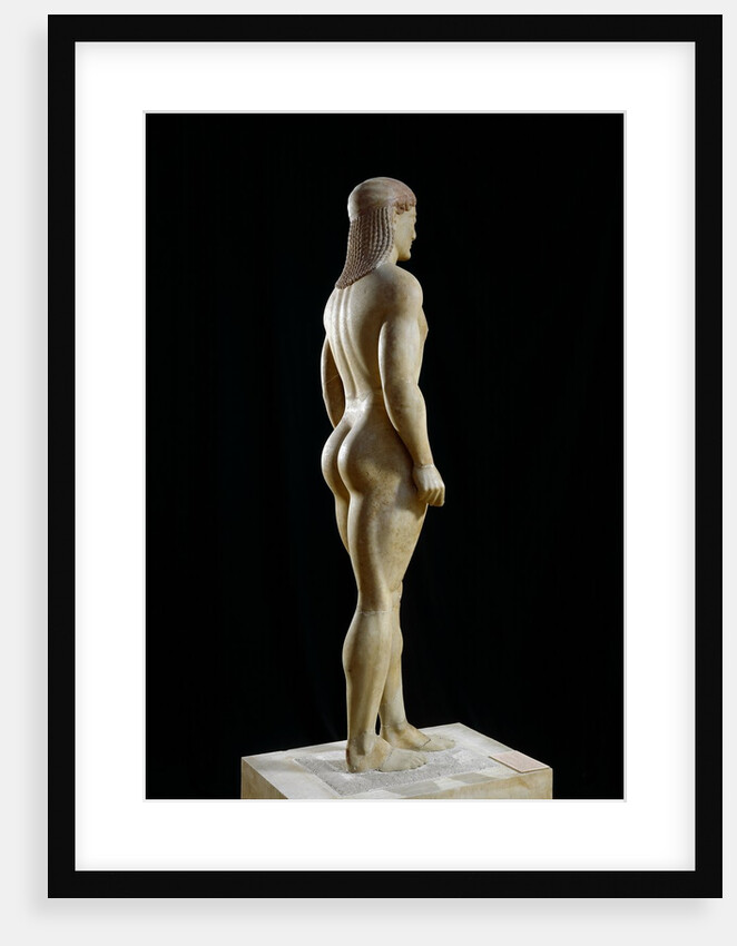 Archaic Greek kouros by Anonymous