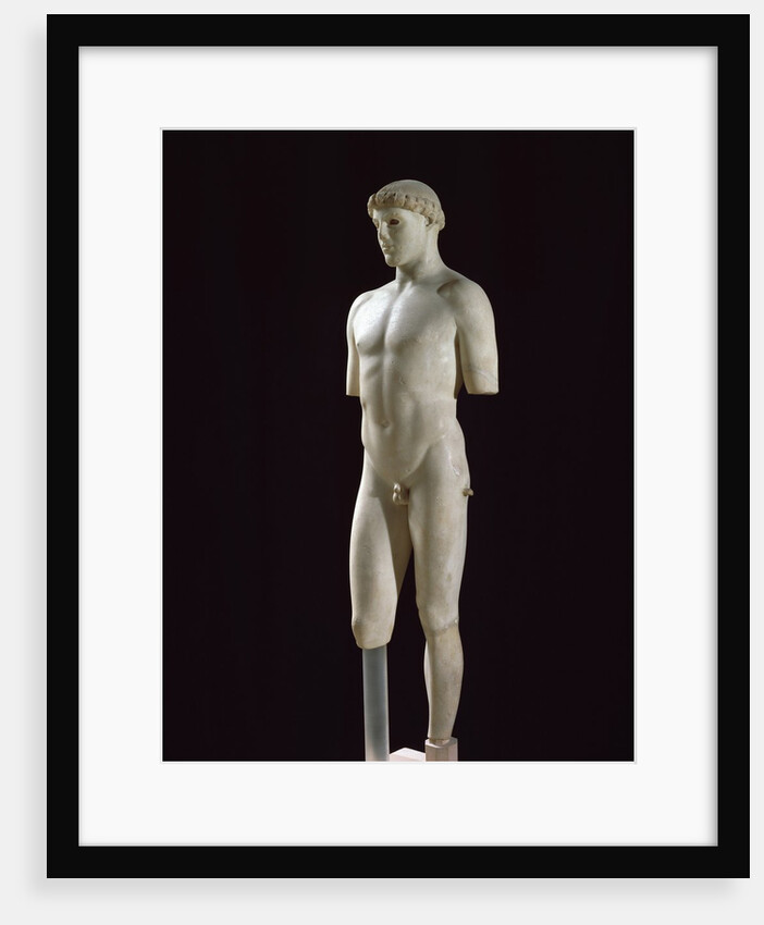 Ancient Greek sculptur of the Kritios Ephebe by Anonymous