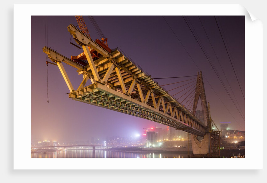 Dongshuimen Bridge Construction, Chongqing, China by Anonymous