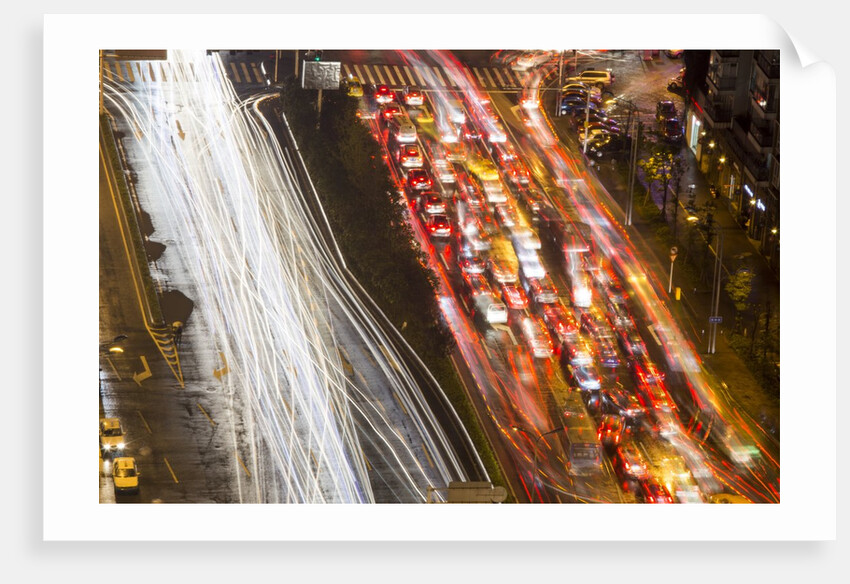 Expressways at Dusk, Chongqing, China by Anonymous
