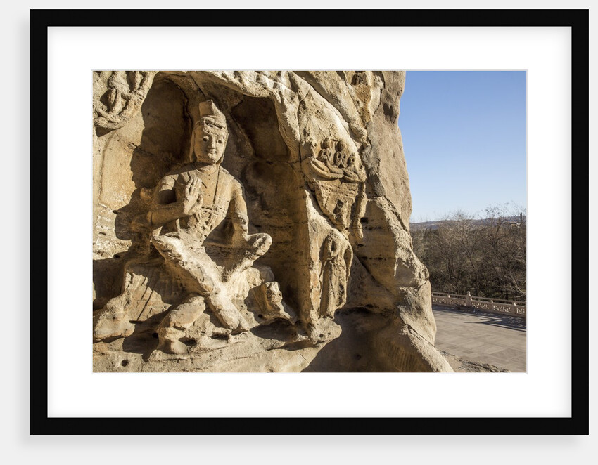 Buddha Caves, Datong, Shanxi Province, China by Anonymous