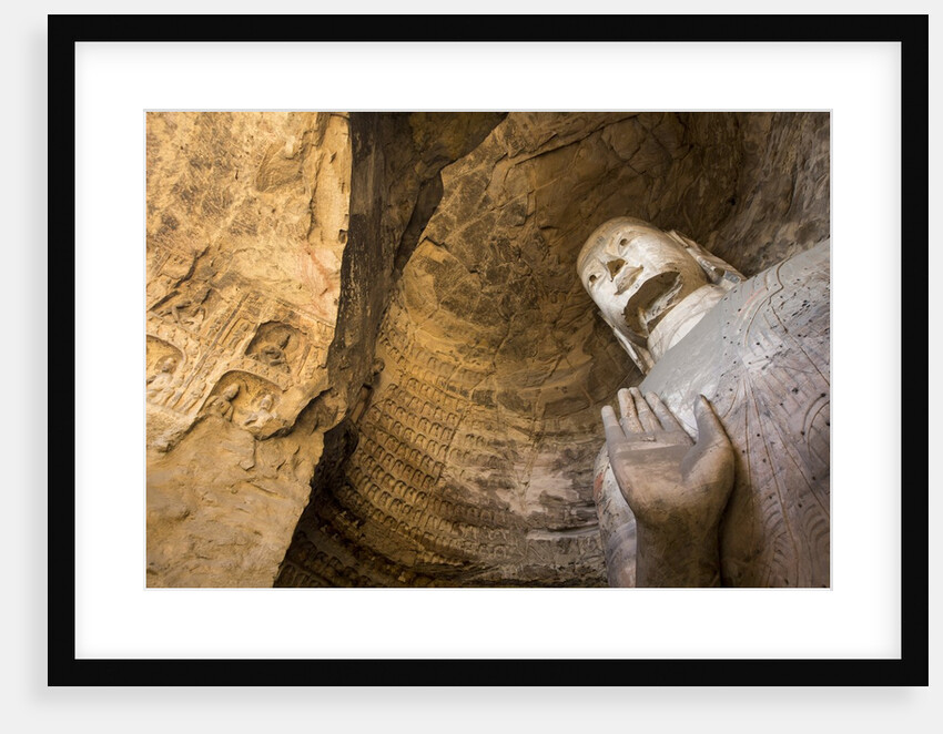 Buddha Caves, Datong, Shanxi Province, China by Anonymous