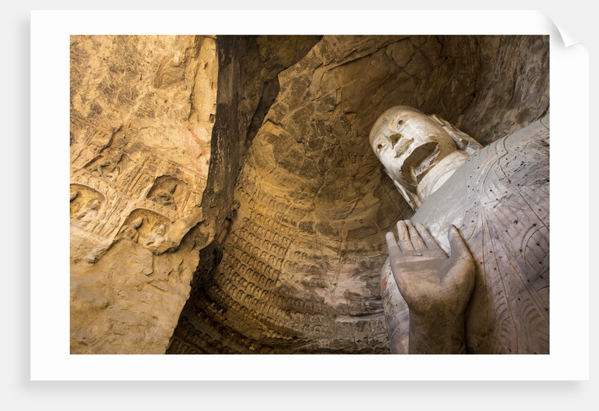 Buddha Caves, Datong, Shanxi Province, China by Anonymous