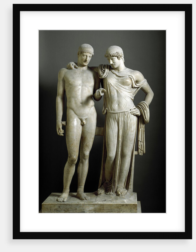 Roman sculpture of Electra and Orestes by Anonymous