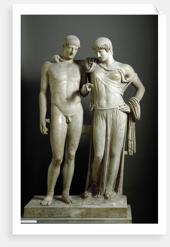 Roman sculpture of Electra and Orestes by Anonymous