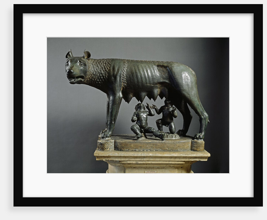 Bronze sculpture of Capitoline Wolf by Anonymous