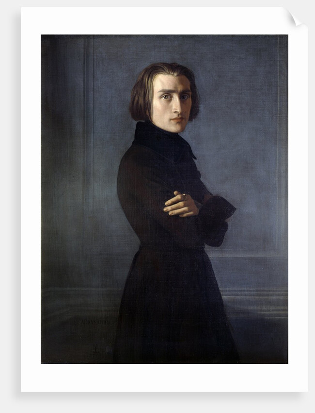 Portrait of Franz Liszt (1811-1886) by Anonymous