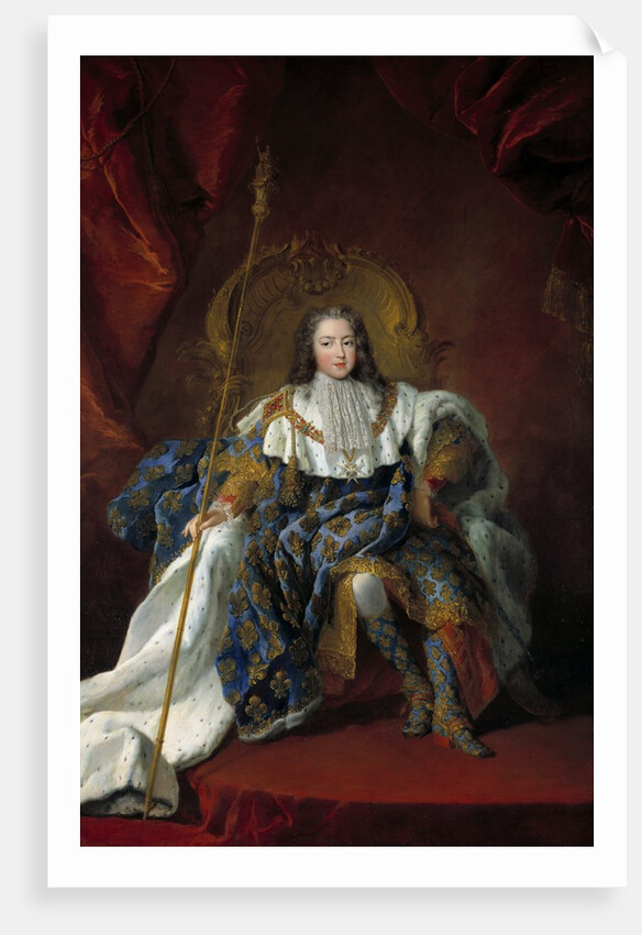Portrait of Louis XV by Alexis Simon Belle