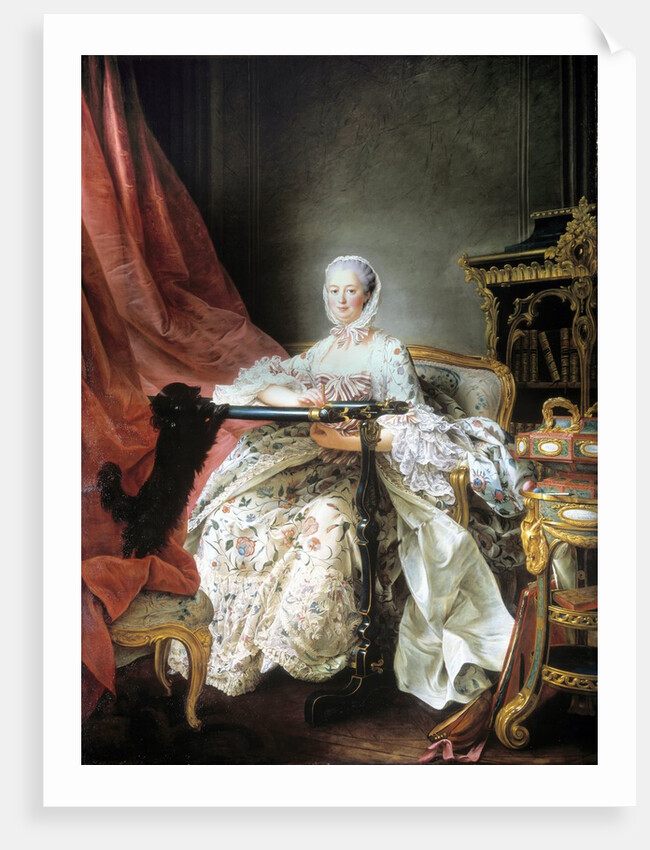 Jeanne-Antoinette Poisson, Marquise de Pompadour by Francois-Hubert Drouais