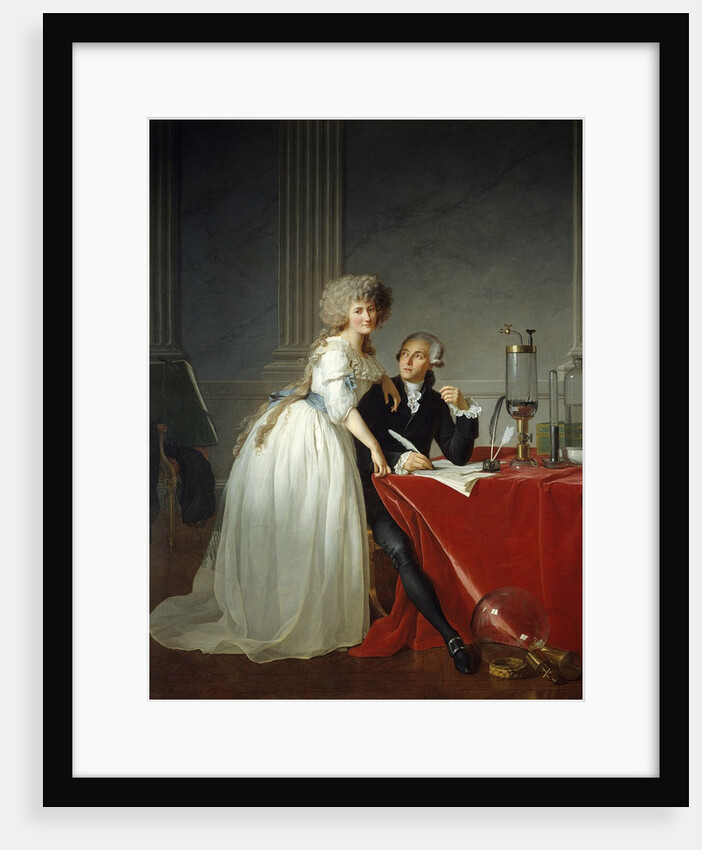 Portrait of Antoine-Laurent Lavoisier and His Wife by Jacques-Louis David
