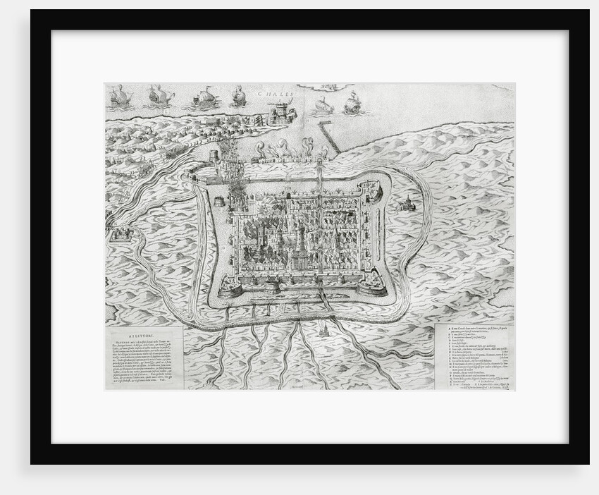 Capture of Calais from the English in 1558 by Francis de Lorraine, Duke of Guise (1558). by Anonymous