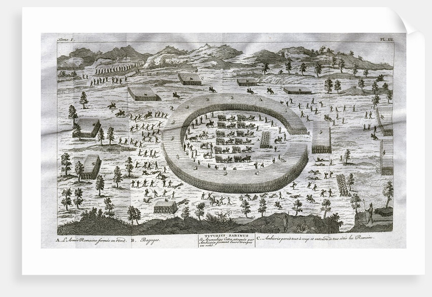 Julius Caesar and Battle with Ambiorix by Anonymous