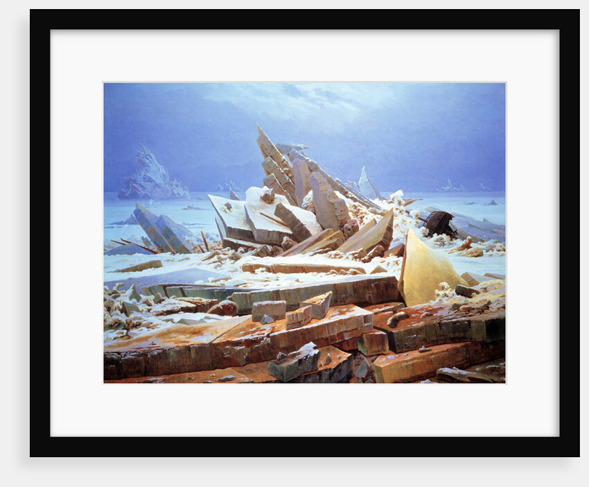 The Polar Sea by Caspar David Friedrich