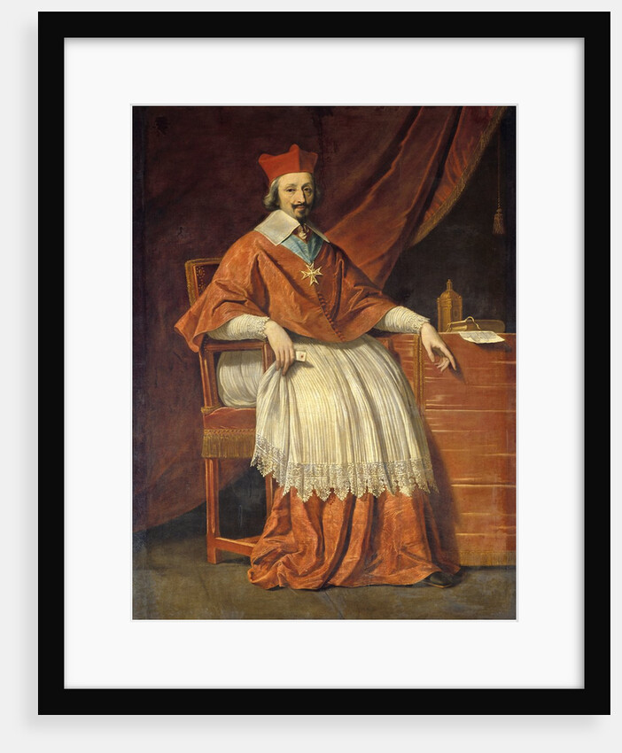 Portrait of the Cardinal Richelieu by Philippe de Champaigne