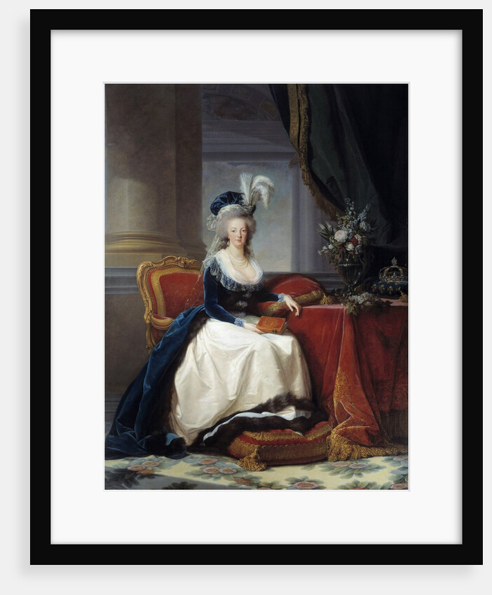 Portrait of Marie Antoinette, Queen of France by Elisabeth Vigee-Lebrun