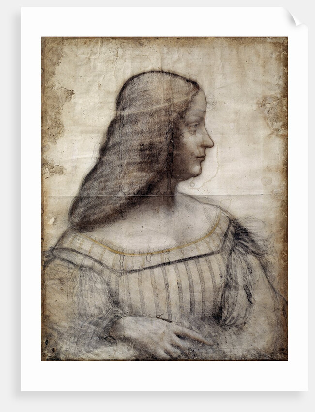 Portrait of Isabella d'Este by Leonardo da Vinci