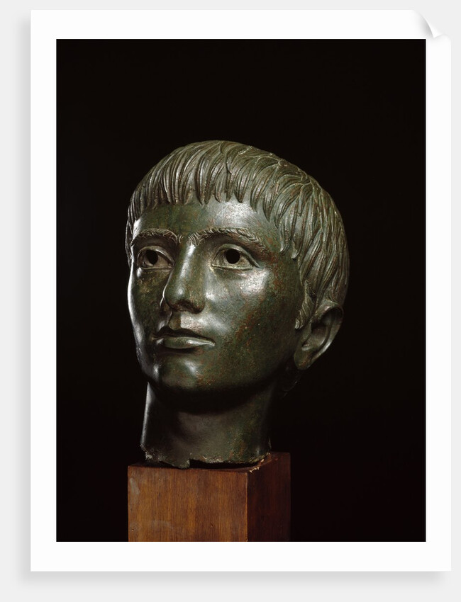 Etruscan head of a young man by Anonymous