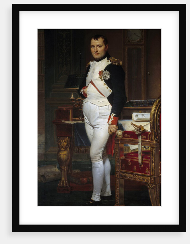 Portrait of Napoleon Bonaparte in His Study at the Tuileries Palace by Jacques-Louis David