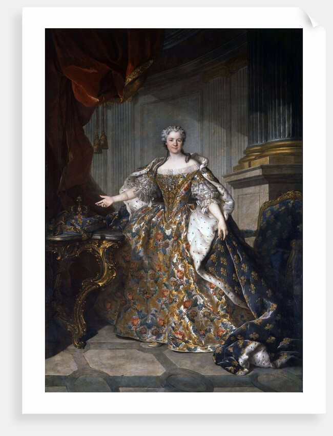 Portrait of Maria Leszczynska by Louis Tocque