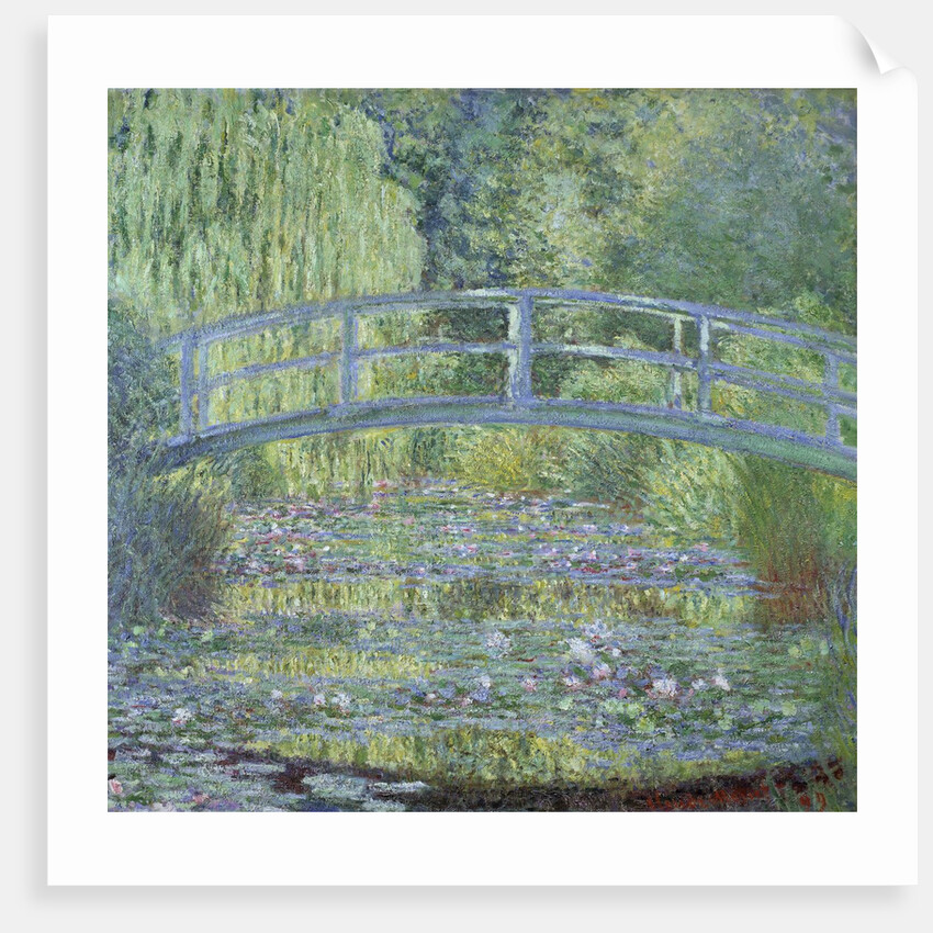The Waterlily Pond: Green Harmony by Claude Monet