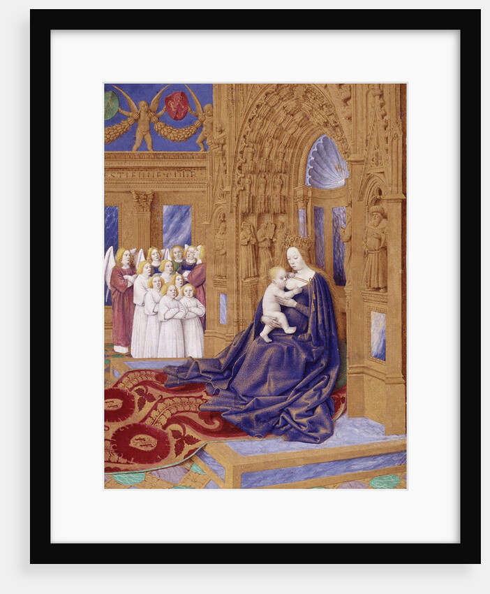 The Virgin and the Child by Jean Fouquet