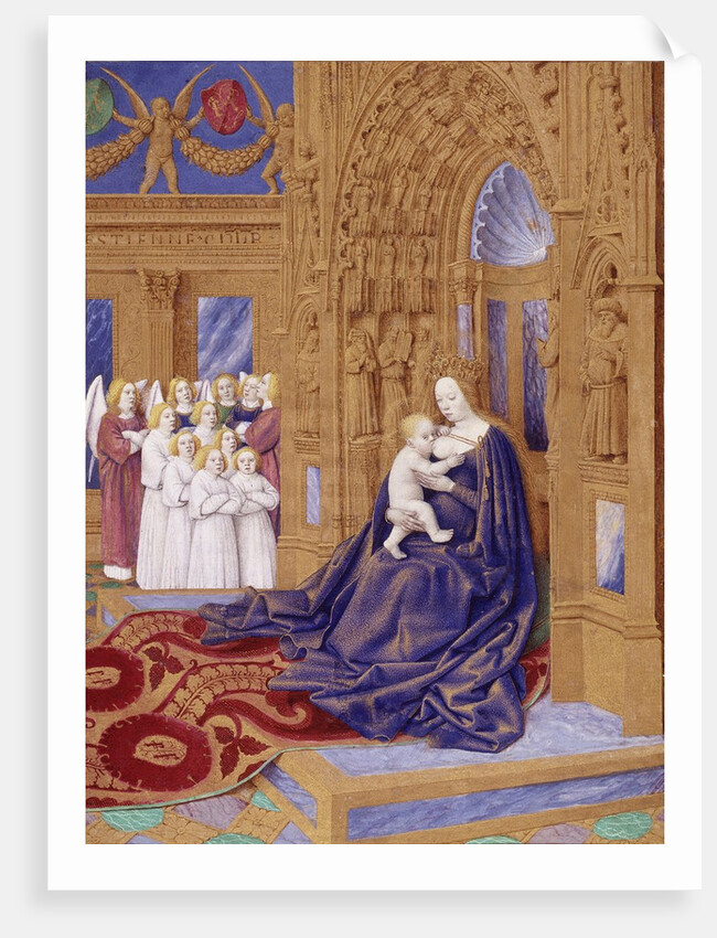 The Virgin and the Child by Jean Fouquet