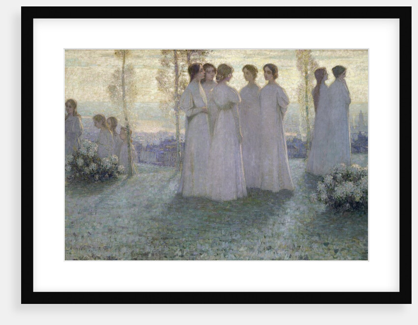 Sunday by Henri Eugene Le Sidaner