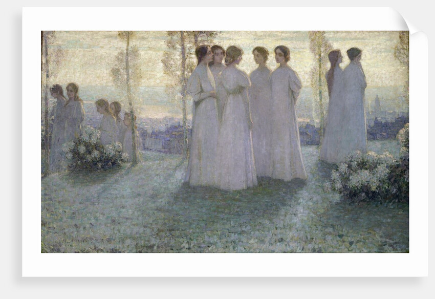Sunday by Henri Eugene Le Sidaner