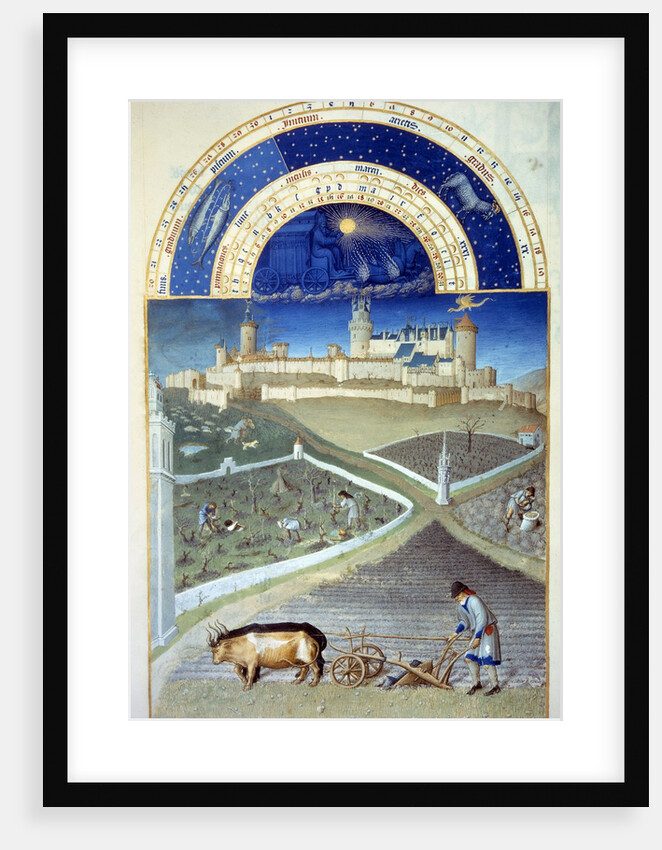 Tres Riches Heures du Duc de Berry: March by Anonymous