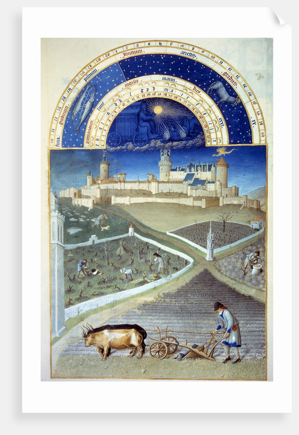 Tres Riches Heures du Duc de Berry: March by Anonymous