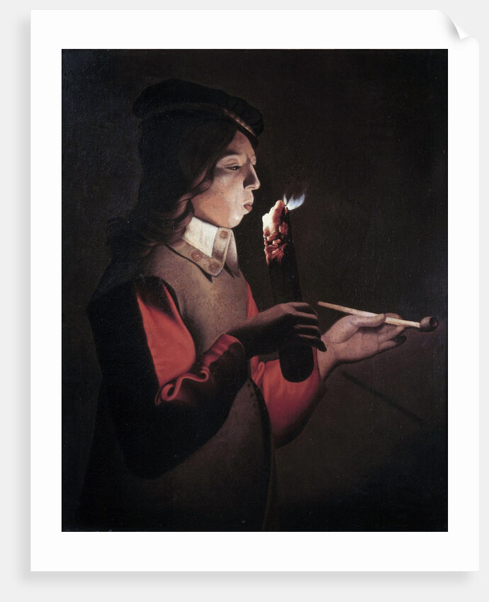 The Young Smoker by Georges de La Tour