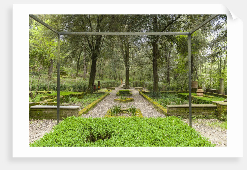 Bosco della Ragnaia, garden created by Sheppard Craige