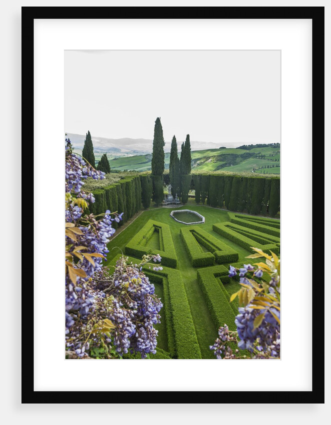 Villa La Foce Garden by Anonymous