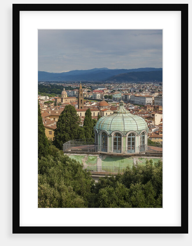 View of Boboli Garden and Kafehaus from Forte Belvedere, by Anonymous