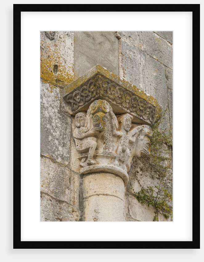 The archaeological ruins around Santissima Trinita church by Anonymous
